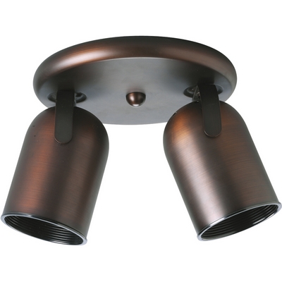 C197-P6149-174 By Progress Lighting-Directional Collection Urban Bronze Finish 2-Lt. Ceiling Soft Bk