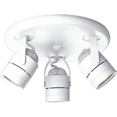 C197-P6153-30WB By Progress Lighting-Directional Collection White Finish 3 Lt.Adj Wall/Clg