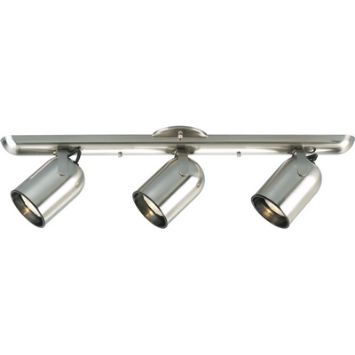 C197-P6160-09 By Progress Lighting-Directional Collection Brushed Nickel Finish 3-Lt. Wall Round Back