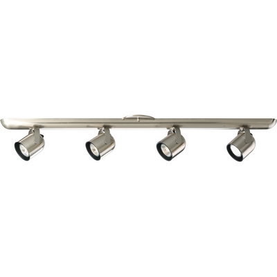 C197-P6161-09WB By Progress Lighting-Directional Collection Brushed Nickel Finish 4 Lt Directional Wall Mt