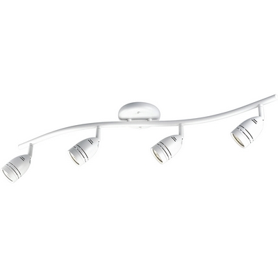 C197-P6163-30WB By Progress Lighting-Directional Collection White Finish 4 Lt.Adj Wall/Clg