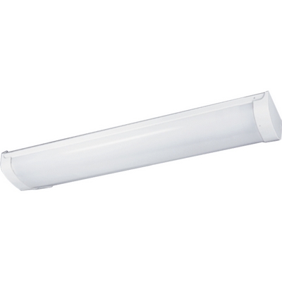 C197-P7137-30STR By Progress Lighting-Linear Fl- Wrap Collection White Finish 2-F17T8 Fl Ch
