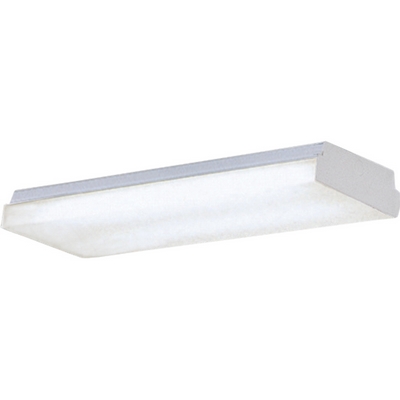 C197-P7183-30EB By Progress Lighting-Linear Fl- Wrap Collection White Finish 2-F17T8 Flchas