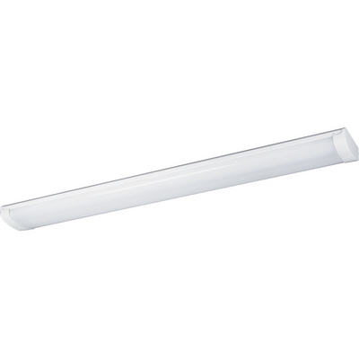 C197-P7189-30STR By Progress Lighting-Linear Fl- Wrap Collection White Finish 2-F32T8 Fl Ch