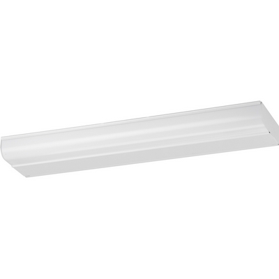 C197-P7201-30WB By Progress Lighting-Linear Fl- Closet Collection White Finish 1 Lt-15W T8 Clst