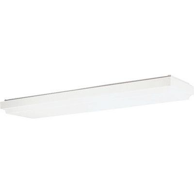 C197-P7263-30EB By Progress Lighting-Linear Fl- Drop Opal-White Collection White Finish 2-F32T8 Fl Cha