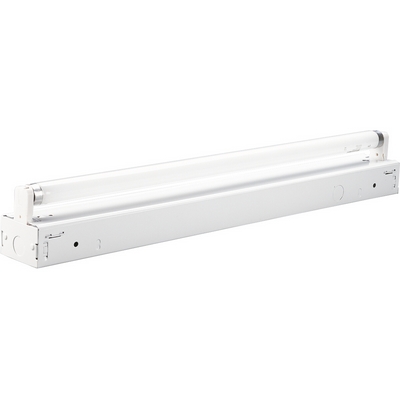 C197-P7265-30EB By Progress Lighting-Linear Fl-Strip Collection White Finish 1-17W T-8 2 L