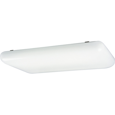 C197-P7280-60EB By Progress Lighting-Linear Fl-Soft Cloud Collection White Finish 4-F32T8 Fl Eb