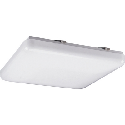 C197-P7381-30 By Progress Lighting-CTC-Melon-Etched Collection White Finish 3-13W Fl Sq Util