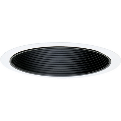 C197-P8031-31FB By Progress Lighting-Pro-Optic-6" Trim Collection Black Finish 6In Baffle Trim Firebox