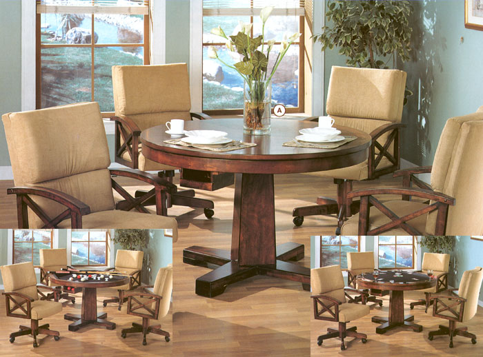 D1-100171Item#/SKU: D1-100171Three-in-one bumper pool table. 42" of playing surface. Table can be used as a dining table, poker table or bumper pool. Pool sticks and balls included in set. 