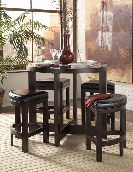 D156-3219PU-36SH DINING SET, DINING ROOM FURNITURE, DINING TABLE