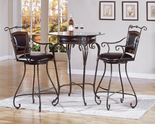 D156-660-34*3SH DINING SET, DINING ROOM FURNITURE, DINING TABLE