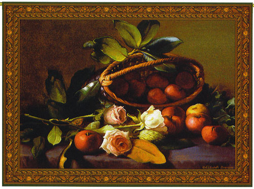 D155-1016-40*54 Orchard Apples Tapestries: Tapestry gallery - Over 1500 tapestries and tapestry decorating accessories - Finest quality - Wide selection - Competitive prices - Source for wholesale ta
