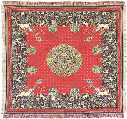 D155-104-56*56 The Unicorn (718) Tapestries: Tapestry gallery - Over 1500 tapestries and tapestry decorating accessories - Finest quality - Wide selection - Competitive prices - Source for wholesale 