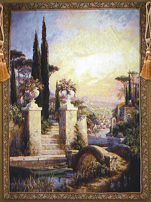 D155-1043-80*56 La Barchetta Tapestries: Tapestry gallery - Over 1500 tapestries and tapestry decorating accessories - Finest quality - Wide selection - Competitive prices - Source for wholesale tape