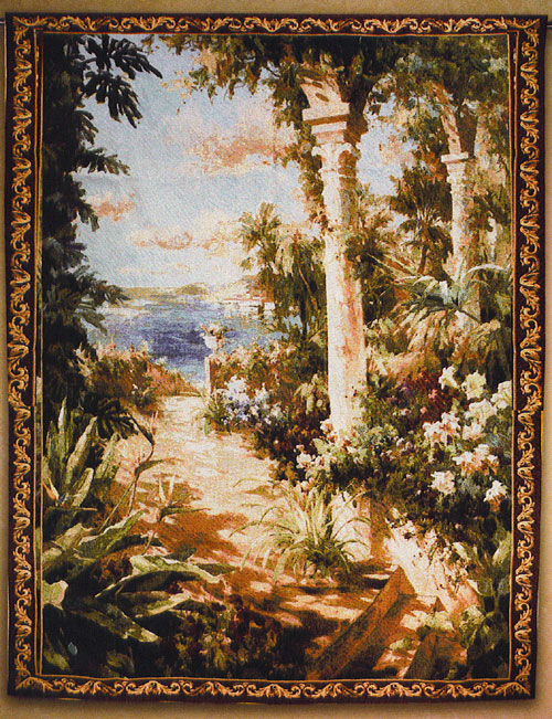 D155-1044-80*56 La Bella Tapestries: Tapestry gallery - Over 1500 tapestries and tapestry decorating accessories - Finest quality - Wide selection - Competitive prices - Source for wholesale tapestry