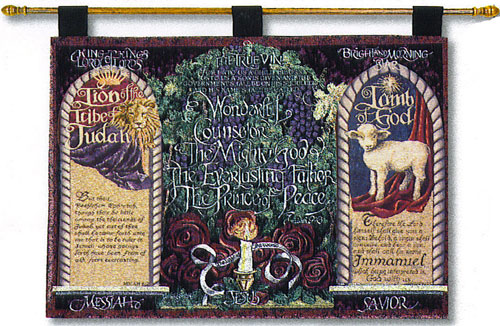 D155-1080-26*36 Wonderful Counselor Tapestries: Tapestry gallery - Over 1500 tapestries and tapestry decorating accessories - Finest quality - Wide selection - Competitive prices - Source for wholesa