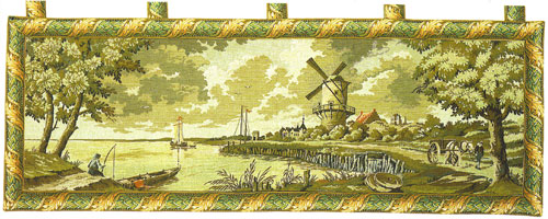 D155-1199-24*60 Wind Mill (21) Tapestries: Tapestry gallery - Over 1500 tapestries and tapestry decorating accessories - Finest quality - Wide selection - Competitive prices - Source for wholesale ta
