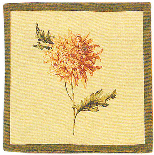 D155-1218-18*18 Cushion Dahlia Black 1382/16 Tapestries: Tapestry gallery - Over 1500 tapestries and tapestry decorating accessories - Finest quality - Wide selection - Competitive prices - Source fo