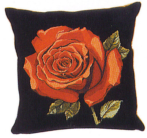 D155-1226-18*18 Cushion - Flowers (1372/40) Tapestries: Tapestry gallery - Over 1500 tapestries and tapestry decorating accessories - Finest quality - Wide selection - Competitive prices - Source for