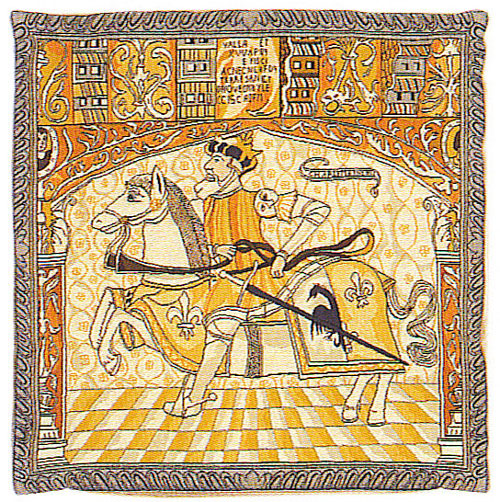 D155-1283-18*18 Medieval Cushions (1392) Tapestries: Tapestry gallery - Over 1500 tapestries and tapestry decorating accessories - Finest quality - Wide selection - Competitive prices - Source for wh