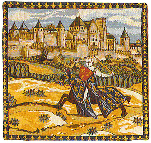 D155-1284-18*18 Medieval Cushions (1150/63) Tapestries: Tapestry gallery - Over 1500 tapestries and tapestry decorating accessories - Finest quality - Wide selection - Competitive prices - Source for