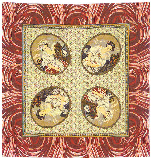 D155-1287-58*58 Throw (9873) Tapestries: Tapestry gallery - Over 1500 tapestries and tapestry decorating accessories - Finest quality - Wide selection - Competitive prices - Source for wholesale tape