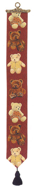 D155-1304-43*6 Bell Pull - BP-9439/7 Tapestries: Tapestry gallery - Over 1500 tapestries and tapestry decorating accessories - Finest quality - Wide selection - Competitive prices - Source for wholes