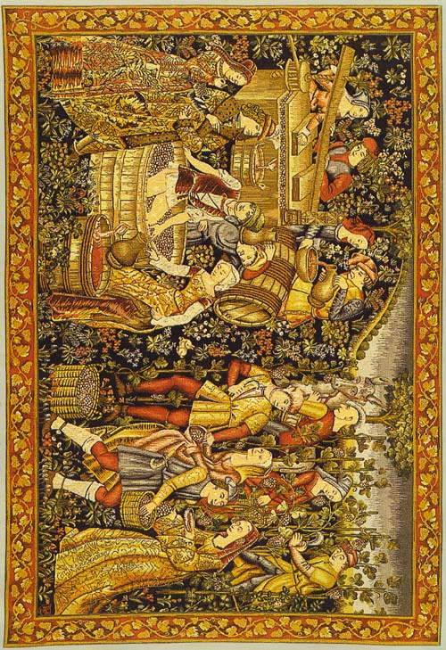D155-1331-58*88 Vendanges Grandes 8052 Tapestries: Tapestry gallery - Over 1500 tapestries and tapestry decorating accessories - Finest quality - Wide selection - Competitive prices - Source for whol
