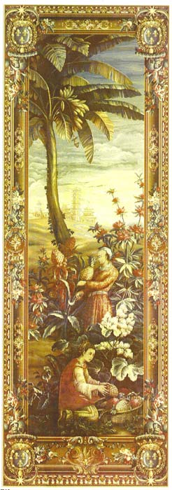 D155-1334-87*29 Pineapple Harvest (R9133) Tapestries: Tapestry gallery - Over 1500 tapestries and tapestry decorating accessories - Finest quality - Wide selection - Competitive prices - Source for w