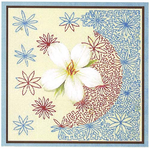 D155-1340-19*19 Floral 1340 Tapestries: Tapestry gallery - Over 1500 tapestries and tapestry decorating accessories - Finest quality - Wide selection - Competitive prices - Source for wholesale tapes