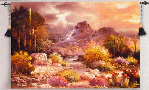 D155-1374-35*53 Springtime Valley Tapestries: Tapestry gallery - Over 1500 tapestries and tapestry decorating accessories - Finest quality - Wide selection - Competitive prices - Source for wholesale