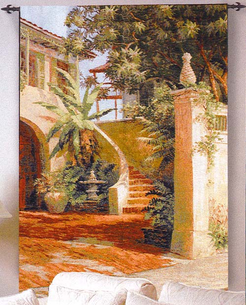 D155-1385-53*35 Pineapple Court Tapestries: Tapestry gallery - Over 1500 tapestries and tapestry decorating accessories - Finest quality - Wide selection - Competitive prices - Source for wholesale t