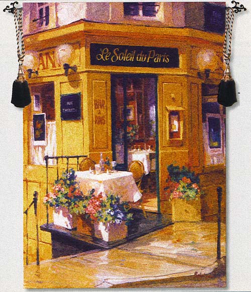 D155-1400-42*35 La Petite Terrasse Tapestries: Tapestry gallery - Over 1500 tapestries and tapestry decorating accessories - Finest quality - Wide selection - Competitive prices - Source for wholesal