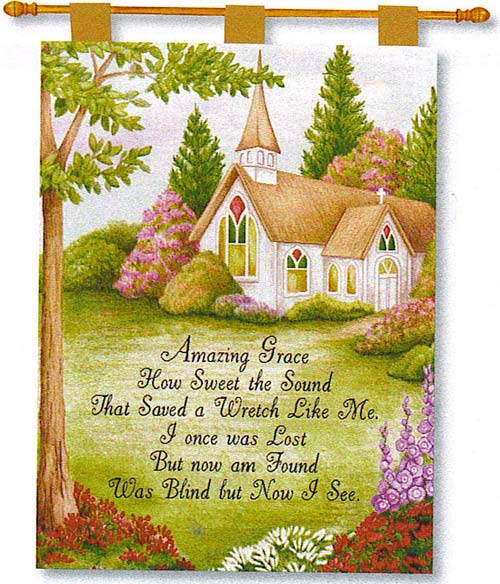 D155-1419-36*26 Amazing Grace Tapestries: Tapestry gallery - Over 1500 tapestries and tapestry decorating accessories - Finest quality - Wide selection - Competitive prices - Source for wholesale tap