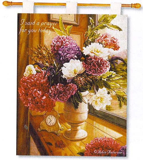 D155-1422-36*26 Today I Said A Prayer Tapestries: Tapestry gallery - Over 1500 tapestries and tapestry decorating accessories - Finest quality - Wide selection - Competitive prices - Source for whole