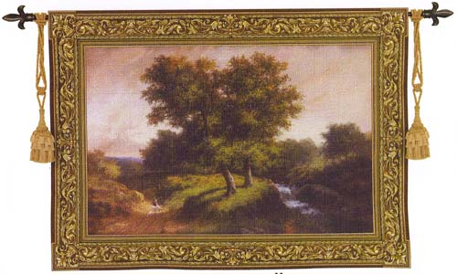 D155-1463-28*53 Summer Stroll Tapestries: Tapestry gallery - Over 1500 tapestries and tapestry decorating accessories - Finest quality - Wide selection - Competitive prices - Source for wholesale tap