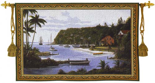 D155-1466-35*53 Island Paradise Tapestries: Tapestry gallery - Over 1500 tapestries and tapestry decorating accessories - Finest quality - Wide selection - Competitive prices - Source for wholesale t