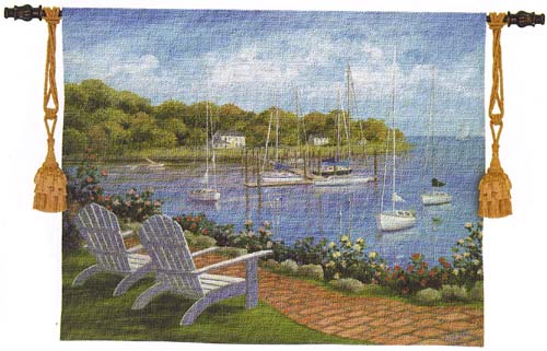 D155-1469-40*53 Harborside Reflections Tapestries: Tapestry gallery - Over 1500 tapestries and tapestry decorating accessories - Finest quality - Wide selection - Competitive prices - Source for whol