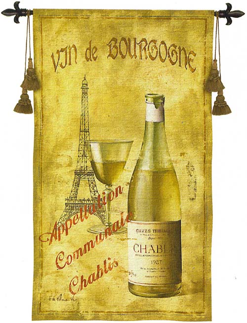 D155-1529-53*33 Chablis 27 Tapestries: Tapestry gallery - Over 1500 tapestries and tapestry decorating accessories - Finest quality - Wide selection - Competitive prices - Source for wholesale tapes