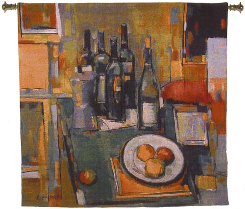 D155-1534-53*53 Vin Blanc Tapestries: Tapestry gallery - Over 1500 tapestries and tapestry decorating accessories - Finest quality - Wide selection - Competitive prices - Source for wholesale tapestr