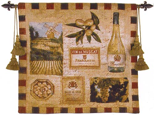 D155-1543-27*27 From the Wine Land I Tapestries: Tapestry gallery - Over 1500 tapestries and tapestry decorating accessories - Finest quality - Wide selection - Competitive prices - Source for wholes