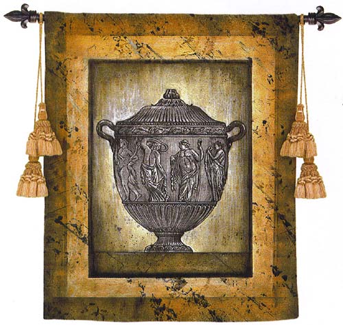 D155-1560-32*27 Vaso Antico I Tapestries: Tapestry gallery - Over 1500 tapestries and tapestry decorating accessories - Finest quality - Wide selection - Competitive prices - Source for wholesale tap