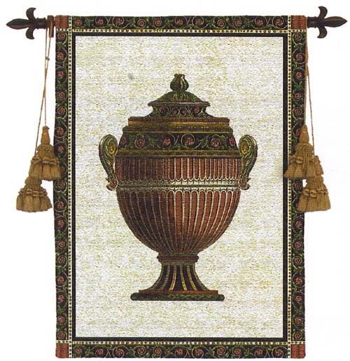 D155-1564-34*27 Empire Urn I Tapestries: Tapestry gallery - Over 1500 tapestries and tapestry decorating accessories - Finest quality - Wide selection - Competitive prices - Source for wholesale tape