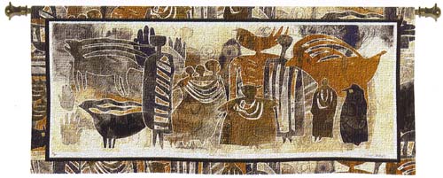 D155-1587-24*53 Earth Marks II Tapestries: Tapestry gallery - Over 1500 tapestries and tapestry decorating accessories - Finest quality - Wide selection - Competitive prices - Source for wholesale ta