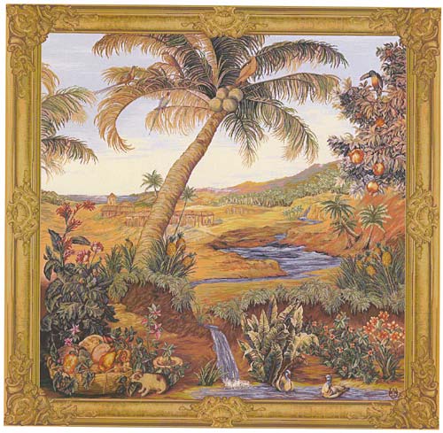 D155-1615-58*58 Oasis 9156 Tapestries: Tapestry gallery - Over 1500 tapestries and tapestry decorating accessories - Finest quality - Wide selection - Competitive prices - Source for wholesale tapest