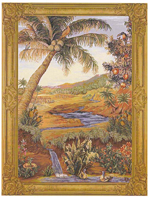 D155-1616-58*44 Oasis 9160 Tapestries: Tapestry gallery - Over 1500 tapestries and tapestry decorating accessories - Finest quality - Wide selection - Competitive prices - Source for wholesale tapest