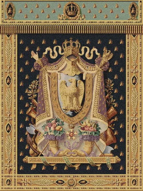 D155-1634-65*48 Napolean (Dark Blue) Tapestries: Tapestry gallery - Over 1500 tapestries and tapestry decorating accessories - Finest quality - Wide selection - Competitive prices - Source for wholes