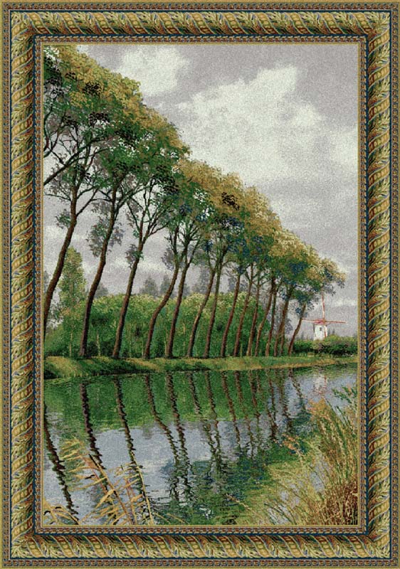 D155-1660-66*46 Canal in Flanders Mill Tapestries: Tapestry gallery - Over 1500 tapestries and tapestry decorating accessories - Finest quality - Wide selection - Competitive prices - Source for whol